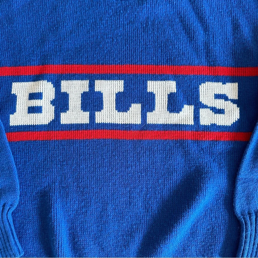 Rare Authentic Pro Line Vintage Buffalo Bills Sweater by Cliff Engle Size Large - Picture 2 of 9